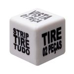 Brincadeira Dado Strip Tease 1 unidade 