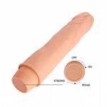  Prótese Dildo Realístico com Vibrador - 21,5 x 4,0 cm