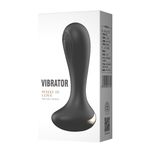 Prazer anal estimulador de próstata Plug anal em Silicone Recarregável - 10 modos de vibração - Estimulador/masssageador de próstata 