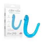 Blue Jelly - Pênis Duplo Azul