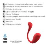 Vibrador Casal Bullet e Ponto G - PHOENIX NEO Controlado por Aplicativo - Recarregável 11 modos de vibração 