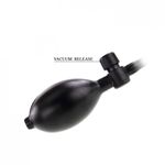 Plug anal inflável com esfera interna em metal para estimular com a movimentação