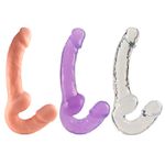 Dildo Pênis Realístico de Casal Strapless - Big Dildo - 23,5 x 3,6 cm 