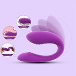 Vibrador de Casal Recarregável - 5 Modos de vibração