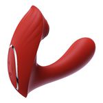  Vibrador de Ponto G com Sugador - com APP - Recarregável - 9 modos de sucção e 9 modos de vibrações
