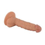 Dildo Pênis Realístico Mr. Rude 3 com Ventosa - 20,0X 4,0 cm