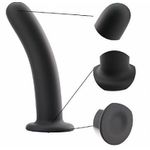 Plug Anal Reto com Ventosa - Tamanho 15.0x3.0