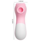Vibrador Sugador de clitóris Urso - Recarregável 10 modos de pulsação 
