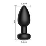 Plug Anal em Silicone - 9 Modos de Vibração e Controle por App