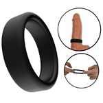 Anel Peniano - Preto - 3,5 cm inteiro / 4,5 cm externo