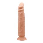 Dildo Pênis Realístico 25,4cm x 4,2cm possui vertebras dobráveis - com Ventosa