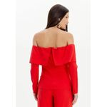 BLUSA OMBRO A OMBRO ALONGADA