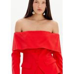 BLUSA OMBRO A OMBRO ALONGADA