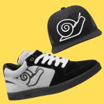 Kit Tenis Cano Baixo Unissex Embarcadero Low Landfeet Preto Alvejado com Boné Preto