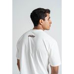 Camiseta Estampada Landfeet Tema Caramujo Fun Off White