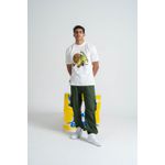 Camiseta Estampada Landfeet Tema Caramujo Fun Off White
