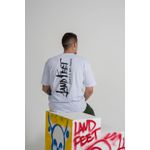 Camiseta Estampada Landfeet Branca Tema Tag