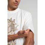 Camiseta Estampada Landfeet Branca Tema Cidade