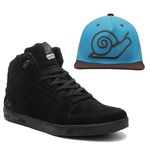 COMBO TÊNIS SKATE EMBARCADERO II E BONÉ- LANDFEET 