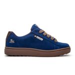 Tênis Skate Crossfit Casual Cano Baixo Lifestyle Crew Azul Royal