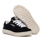 Tênis Skate Crossfit Casual Cano Baixo Lifestyle Crew Preto Branco