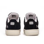 Tênis Skate Crossfit Casual Cano Baixo Lifestyle Crew Preto Branco