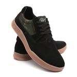 TÊNIS SKATE VENICE PRETO/LÁTEX CAMUFLADO - LANDFEET 