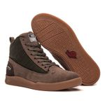 Tênis Landfeet Modelo JS - Lifestyle Drums Skate Cano Alto Antílope Musgo