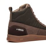 Tênis Landfeet Modelo JS - Lifestyle Drums Skate Cano Alto Antílope Musgo