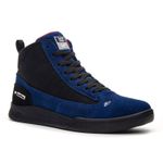 Tênis Landfeet Modelo JS - Lifestyle Drums Skate Cano Alto Azul e Preto
