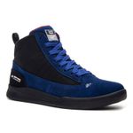 Tênis Landfeet Modelo JS - Lifestyle Drums Skate Cano Alto Azul e Preto