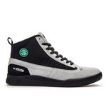 Tênis Landfeet Modelo JS - Lifestyle Drums Skate Cano Alto Branco Preto