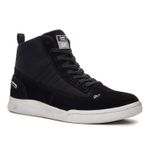 Tênis Landfeet Modelo JS - Lifestyle Drums Skate Cano Alto Preto Branco