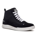 Tênis Landfeet Modelo JS - Lifestyle Drums Skate Cano Alto Preto Branco