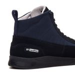 Tênis Landfeet Modelo JS - Lifestyle Drums Skate Cano Alto Preto Marinho