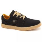 TÊNIS SKATE LOOSE CANVAS PRETO-NATURAL - LANDFEET