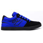 Tênis Skate Embarcadero Low Preto e Azul Royal - Landfeet 