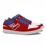 Tênis Skate Embarcadero Low Vermelho e Branco