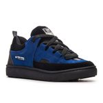 Tênis Skate Crossfit Casual Cano Baixo Lifestyle Vortex Preto Azul Royal