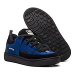 Tênis Skate Crossfit Casual Cano Baixo Lifestyle Vortex Preto Azul Royal