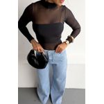 BODY TULE PRETO