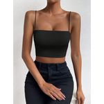 CROPPED FAIXA PRETO