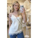 REGATA RENDA ACETINA OFF WHITE