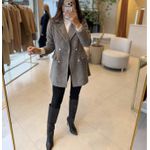 CASACO BLAZER CINZA MESCLA