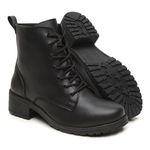 Bota Feminina Amanda com Bolsa - Preta