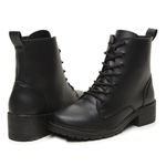 Bota Feminina Amanda com Bolsa - Preta