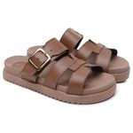 Papete Feminina Karla - Caramelo