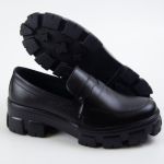 Mocassim Feminino Liso - Preto