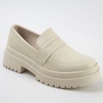 Mocassim Feminino Liso - Off White