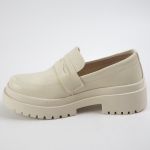 Mocassim Feminino Liso - Off White